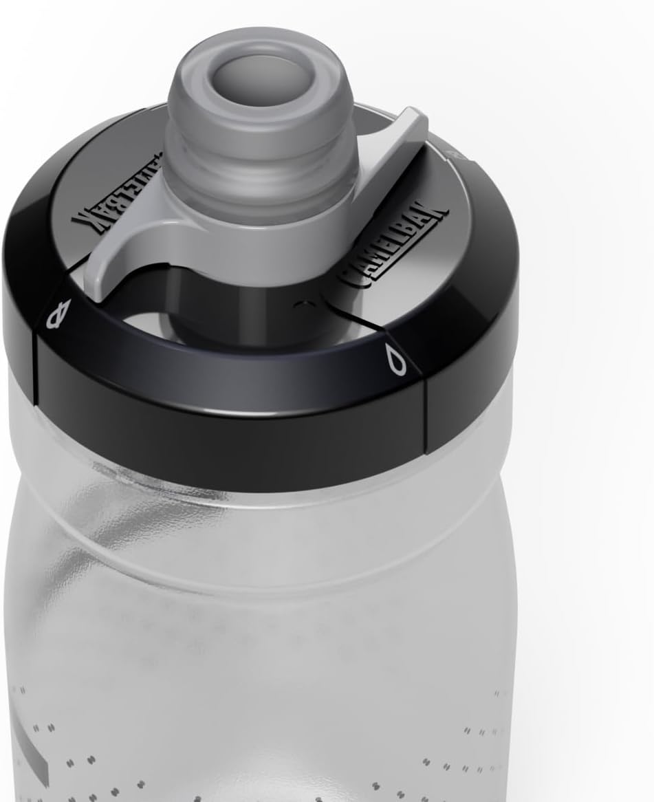 CamelBak Podium Bike Squeeze Water Bottle Carbon, 15oz