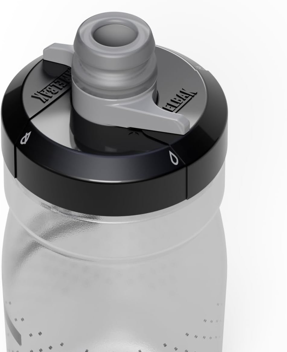 CamelBak Podium Bike Squeeze Water Bottle Carbon, 15oz