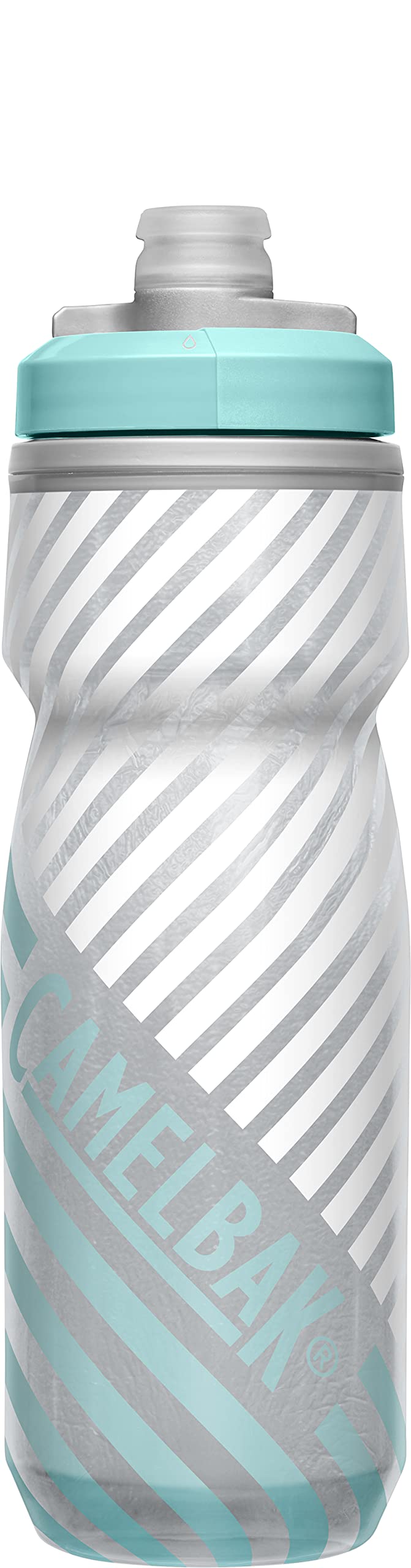 CamelBak Podium Chill Bike Insulated Squeeze Water Bottle Blue Dot, 21oz