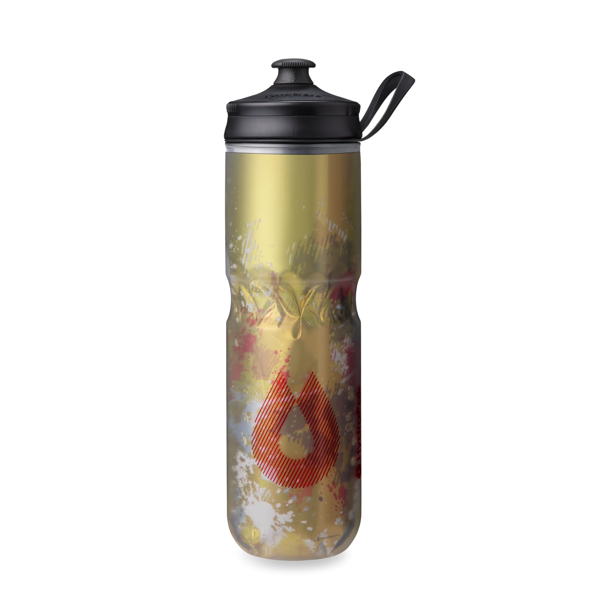 HydraPak | Polar Bottle - Polar Sport Insulated Water Bottle - BPA-Free, Sport & Bike Squeeze Bottle with Handle (Pulse Purple, 600ml / 20oz)