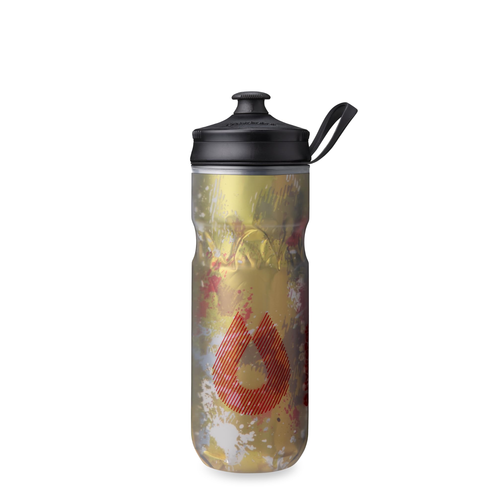 HydraPak | Polar Bottle - Polar Sport Insulated Water Bottle - BPA-Free, Sport & Bike Squeeze Bottle with Handle (Pulse Purple, 600ml / 20oz)