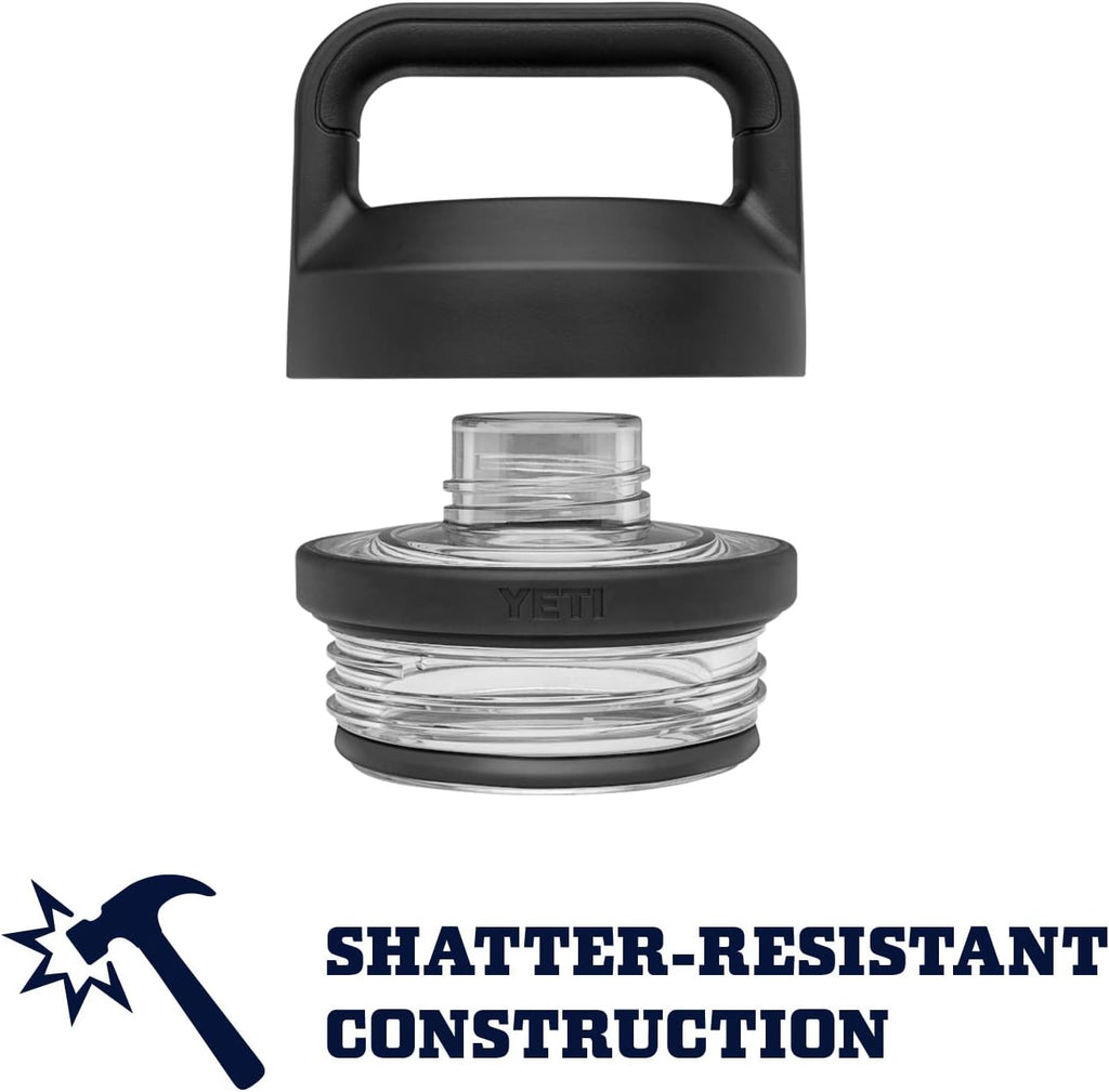 YETI Rambler 46 oz Bottle, Leakproof, Vacuum Insulated, Stainless Steel with Chug Cap, Harvest Red