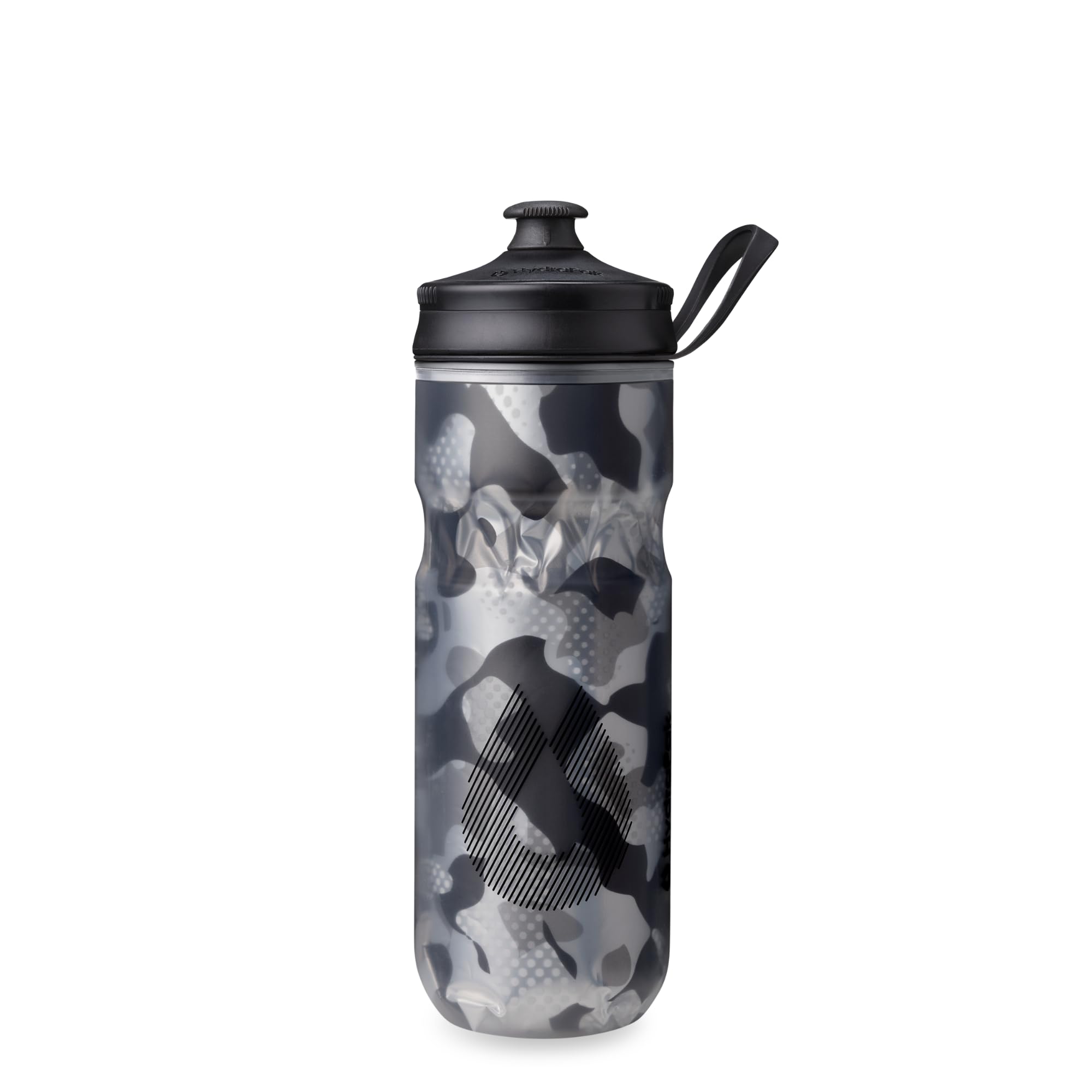 HydraPak | Polar Bottle - Polar Sport Insulated Water Bottle - BPA-Free, Sport & Bike Squeeze Bottle with Handle (Pulse Purple, 600ml / 20oz)