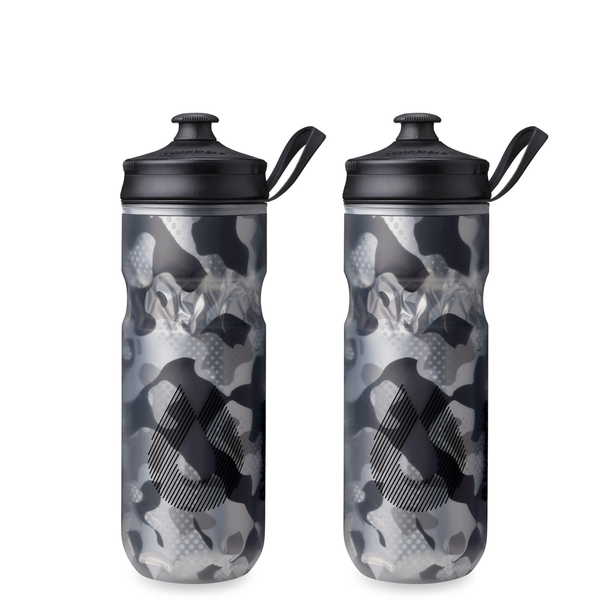 HydraPak | Polar Bottle - Polar Sport Insulated Water Bottle - BPA-Free, Sport & Bike Squeeze Bottle with Handle (Pulse Purple, 600ml / 20oz)