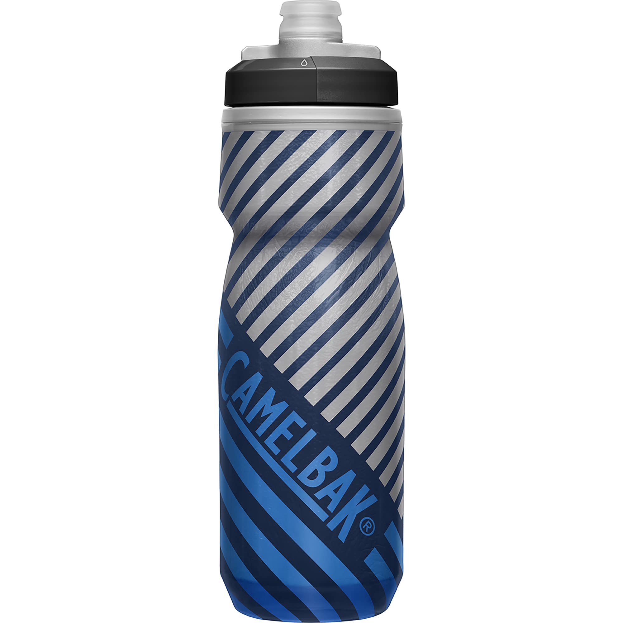 CamelBak Podium Chill Bike Insulated Squeeze Water Bottle Blue Dot, 21oz