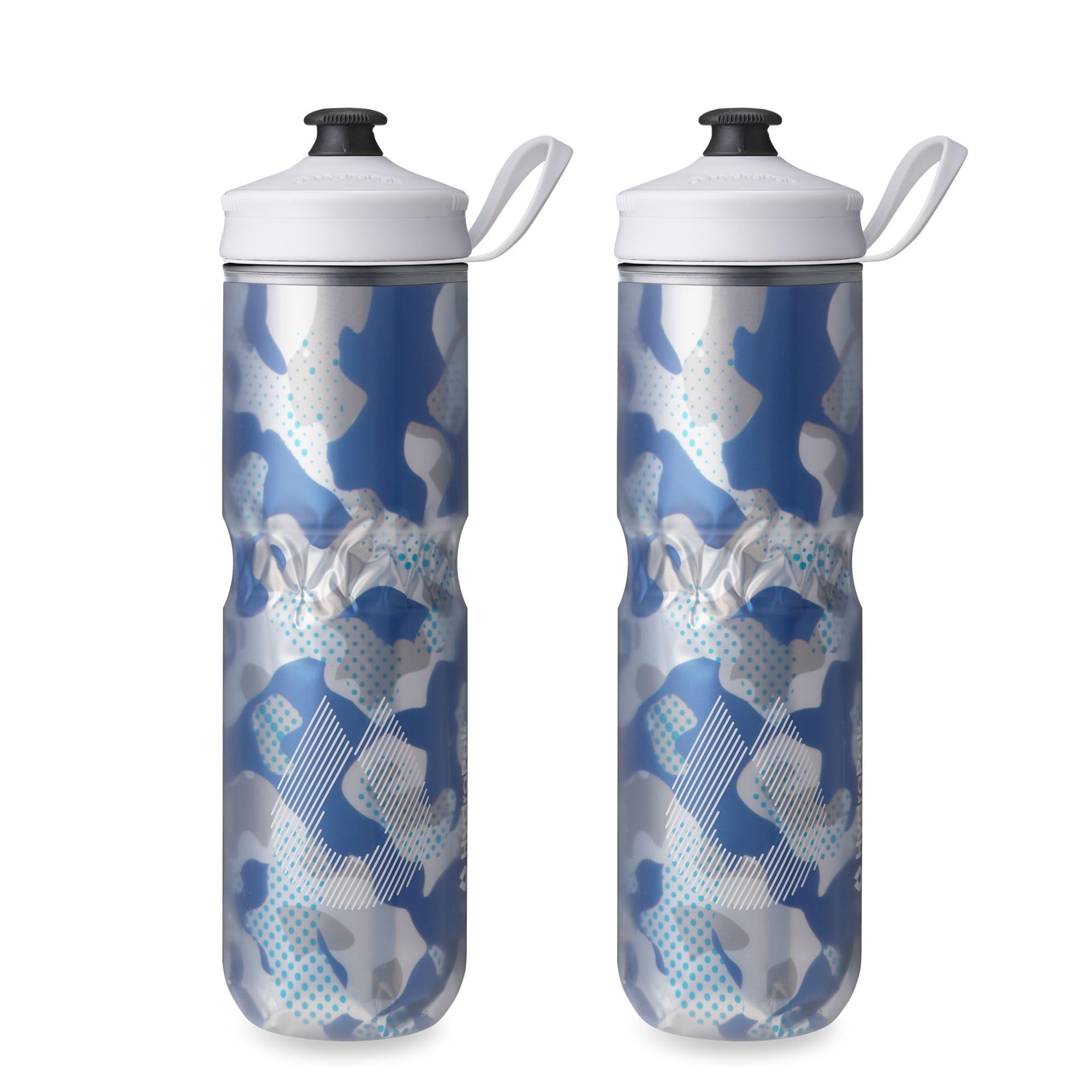 HydraPak | Polar Bottle - Polar Sport Insulated Water Bottle - BPA-Free, Sport & Bike Squeeze Bottle with Handle (Pulse Purple, 600ml / 20oz)