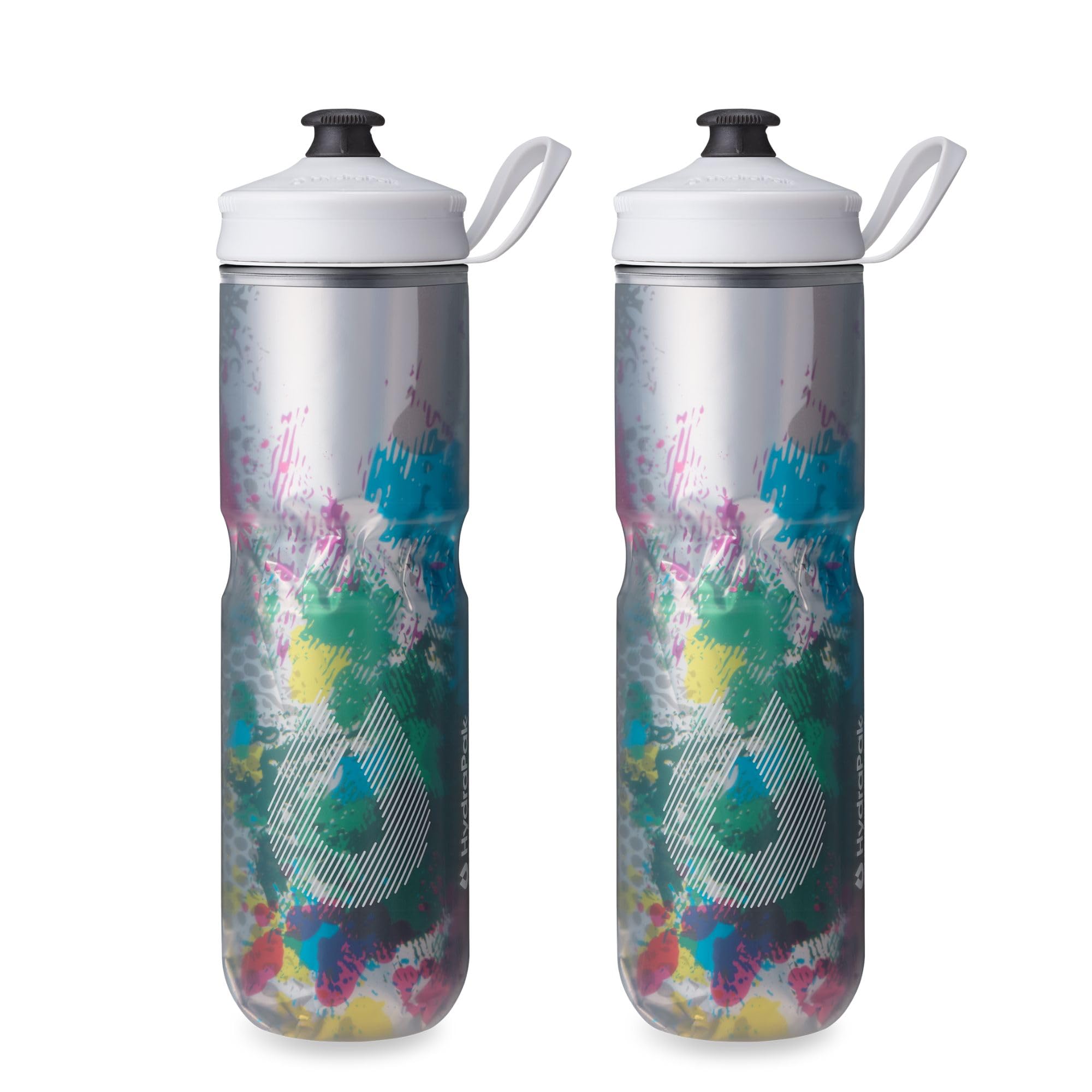 HydraPak | Polar Bottle - Polar Sport Insulated Water Bottle - BPA-Free, Sport & Bike Squeeze Bottle with Handle (Pulse Purple, 600ml / 20oz)